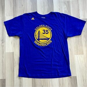 NBA Kevin Durant Golden State Warriors Adidas Jersey T-shirt Size XL